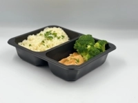 FITBOX menu, prírodný kurací steak, jazmínová ryža, brokolica
