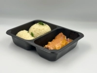 Španielsky vtáčik, dusená ryža,  šalát