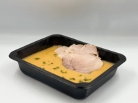 Sviečková na smotane /bravčové stehno/,   knedle